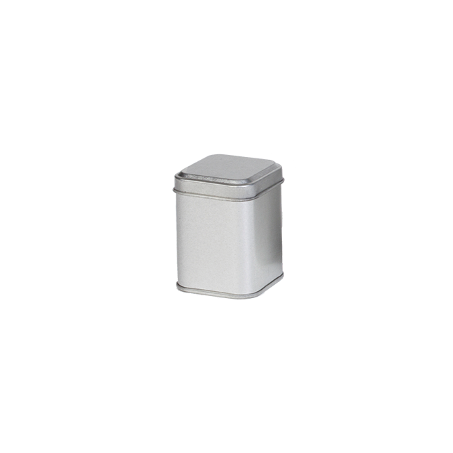 Square tin 25 g with sliplid