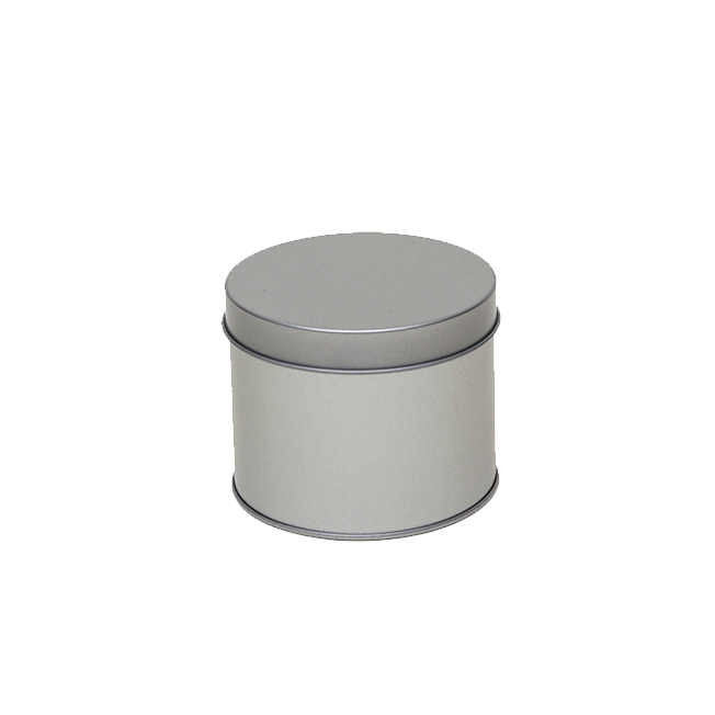 Round tin with sliplid, small