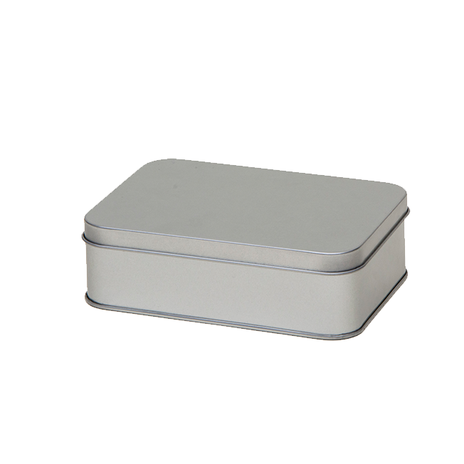 Rectangular tin with sliplid