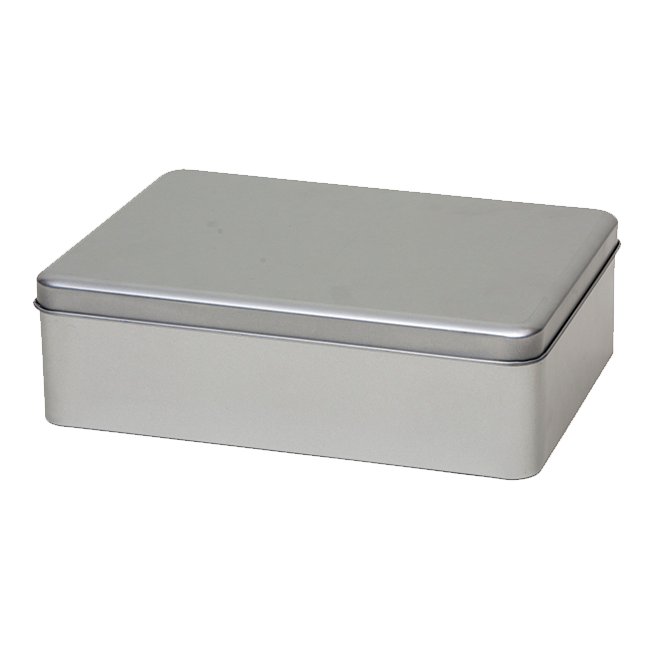 Rectangular tin A5 with sliplid, medium