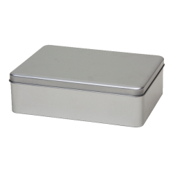 Rectangular tin A5 with sliplid, medium