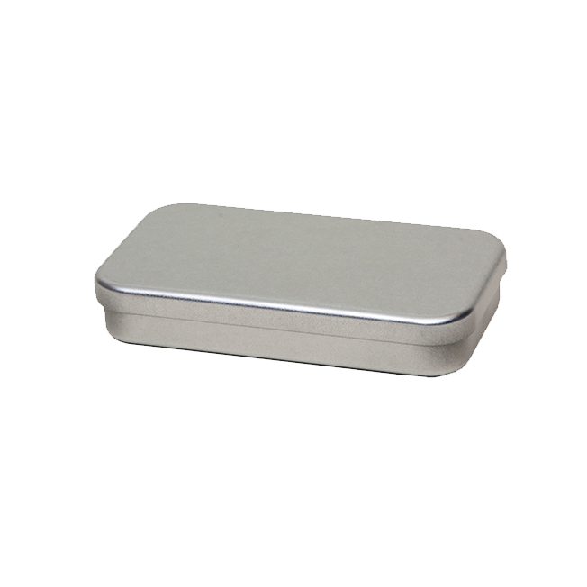Rectangular tin - pastille tin with slip lid, medium