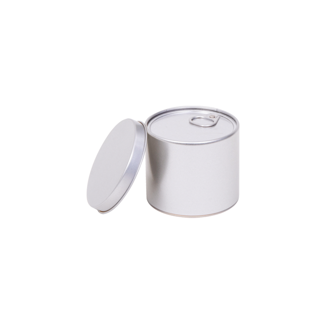 Round tin with easy open lid, medium