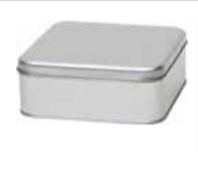 Square tin - cake tin with sliplid