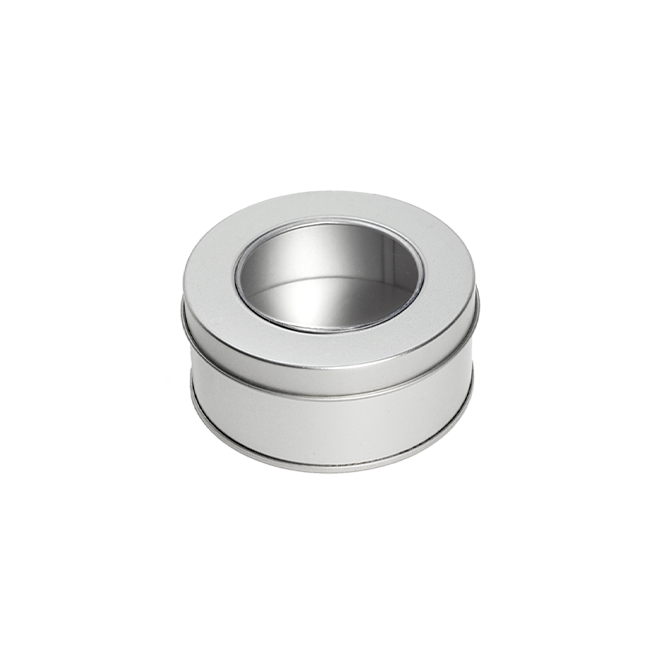 Round spice tin with window (WIN 888)