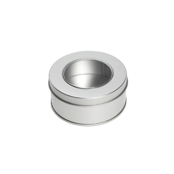 Round spice tin with window (WIN 888)