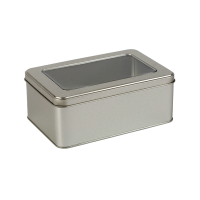 Rectangular cake tin with window