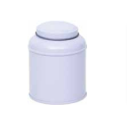 Round tin with domed lid and inner lid