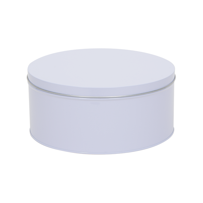 Round cake tin with slip lid, large