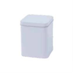 200 g square tin with hinged lid