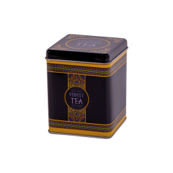 100 g square tin with clip closure