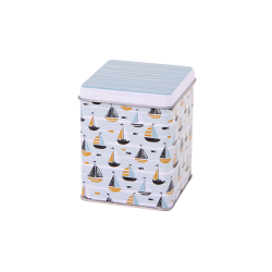 100 g square tin with clip closure