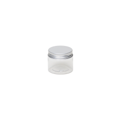 PET jar with aluminium screw lid, 50 ml