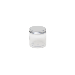 PET jar with aluminium screw lid, 100 ml
