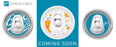 Ball to pop top on Cameo beverage can end printing