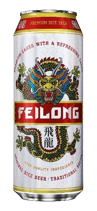 Rexam partners with Heineken Russia to create an elaborate can design for its rice beer brand, Feilong