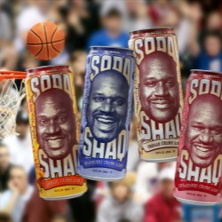 Rexam designs can for new AriZona Beverages product, Soda Shaq