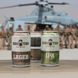 Dog Tag Brewing launches beer honoring Americas fallen warriors with unique can images using Rexams Standard Editions printing technology
