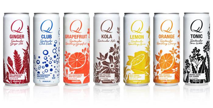Q Drinks launches its spectacular sodas in Rexam 12 oz. Sleek cans