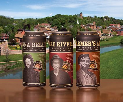 Galena Brewing Company offers three beers in Rexam cans