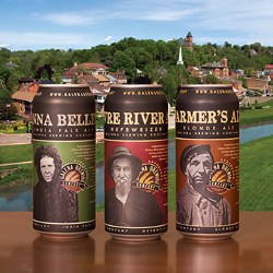 Galena Brewing Company offers three beers in Rexam cans