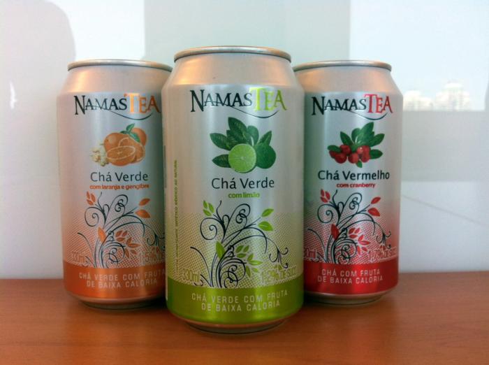 NamasTea iced teas now in cans