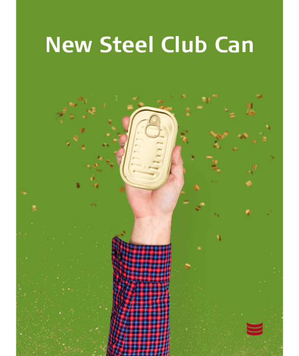 New Conical Steel Can for Seafood