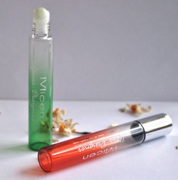 Meet Micen's Jade and Rose Quartz Roll-On Dispensers for Beauty & Wellness