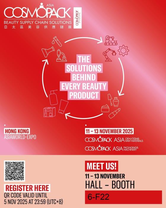 Meet Micen at Cosmopack Asia 2025