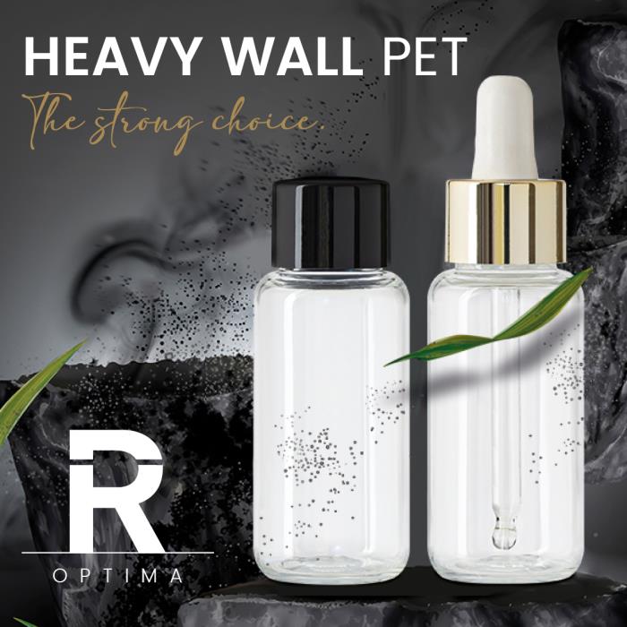 OPTIMA in Heavy Wall PET: stability and strength for your cosmetic products