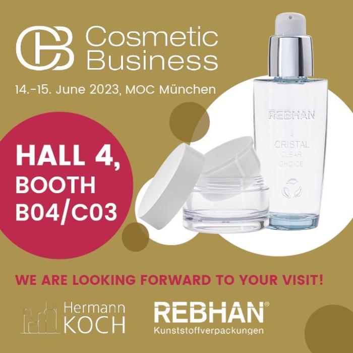 REBHAN and HK Cosmetic Packaging at Cosmetic Business Munich