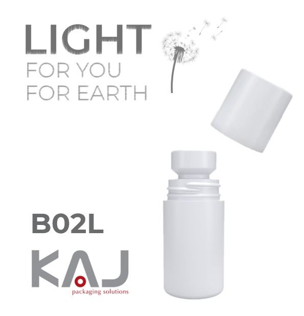 KAJs B02L Roll-On Bottle cuts overall weight by nearly 2g