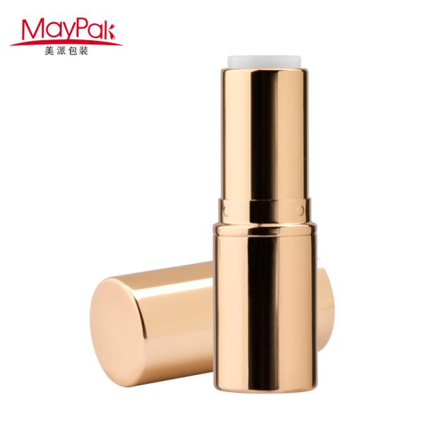 Circular plastic cosmetic packaging lipstick case-Maypak