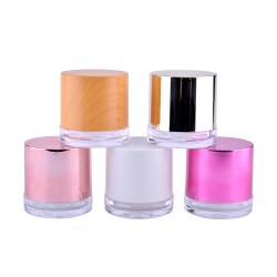 Cream Acrylic 50g Cosmetic Jar