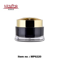 15g 30g 50g cosmetic gold cap acrylic diamond cream jar