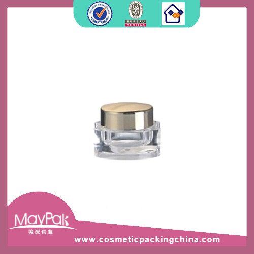 Plastic Gold Cream Jar
