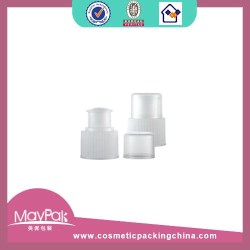 Ribbed White 415mm Push Cap with Transparent Hat