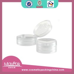 Plastic transparent flip cap