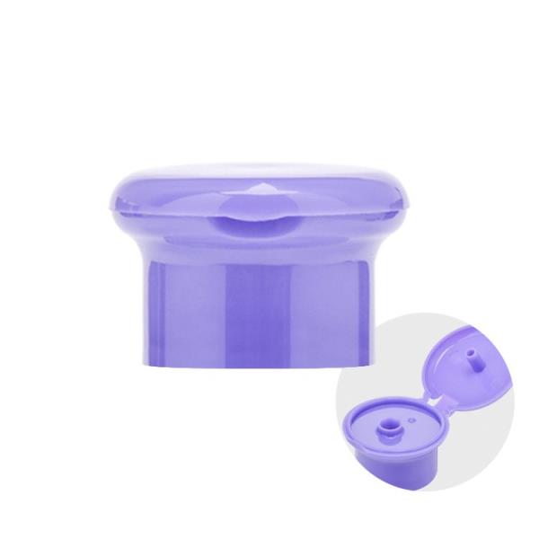 White Ribbed plastic lid