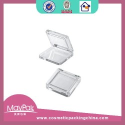Cosmetic plastic eye shadow compact