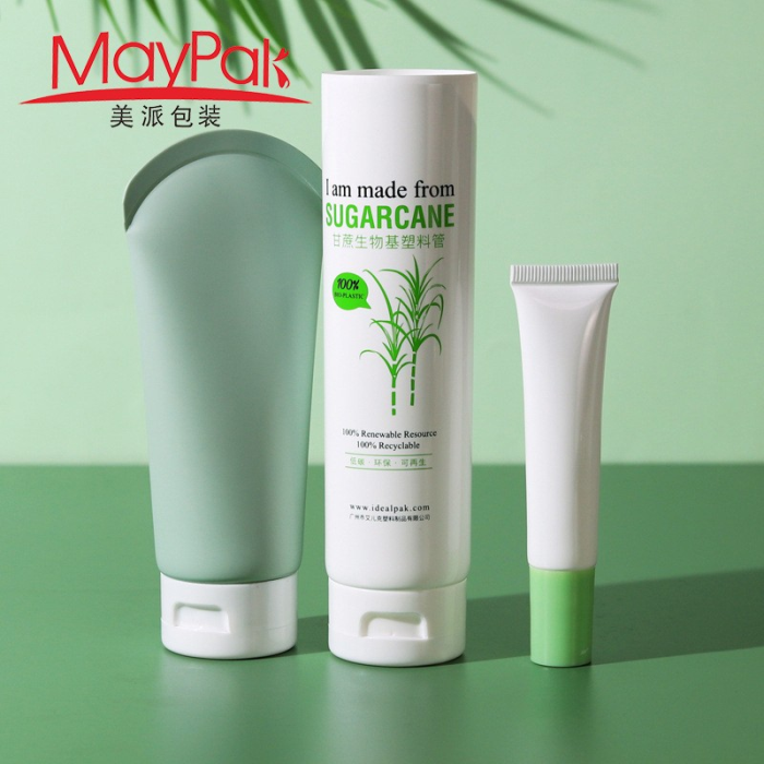 100% Recyclable Biodegradable Natural Sugar Cane Tubes (MP81-Sugarcane PE Tube)