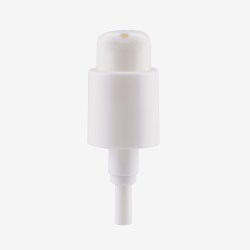24/410 Small Dosage White Smooth Treatment Pump With Cap (SM6104-A)