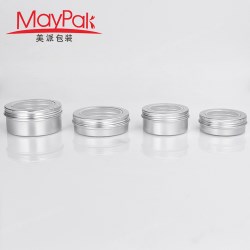 100ml Aluminium Jar with Window