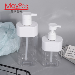 300ml and 500ml Flat Bottles with Plastic Pump (MP4152) 