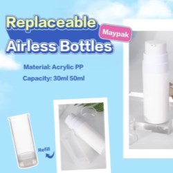 Clean Cut Simple: Refillable Airless Bottles