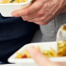 New fiber-based ready meal trays from Huhtamaki to replace black plastic for Waitrose & Partners