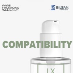 Silgan Dispensings LX lotion atmospheric dispenser at Paris Packaging Week!