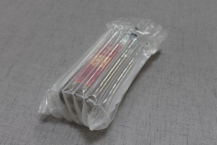 Inflatable airbag packaging for bottles