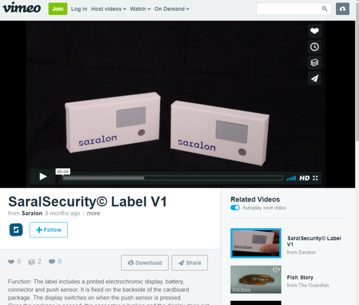 SaralSecurity Label V1