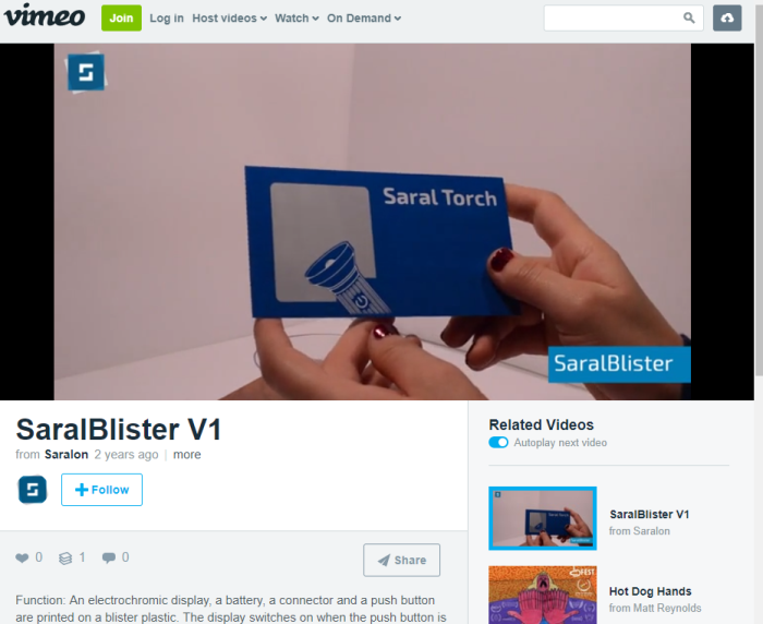 SaralBlister V1